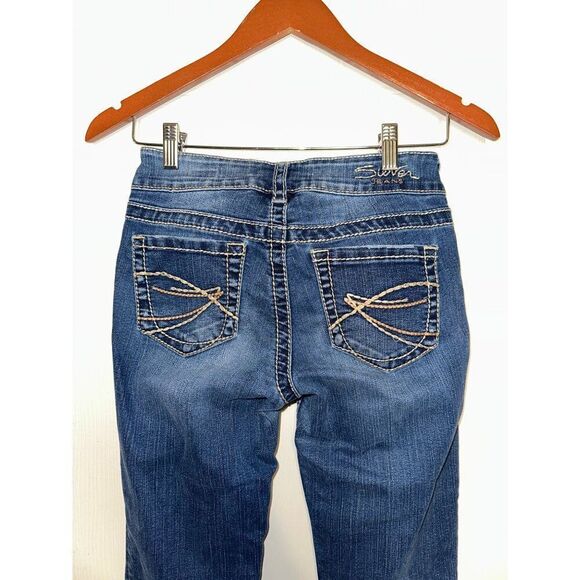 Silver Jeans SUKI Capri Cropped Jeans Size 26 - Picture 5 of 15